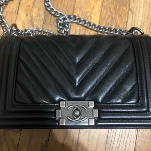 BLACK LEATHER PURSE